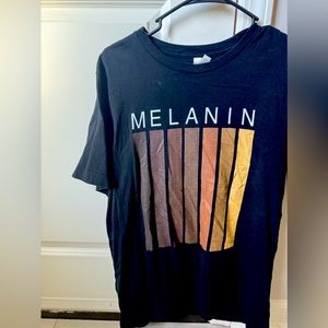 Black Melanin T Shirt Sz. L
